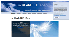 Desktop Screenshot of klarheit-leben.de